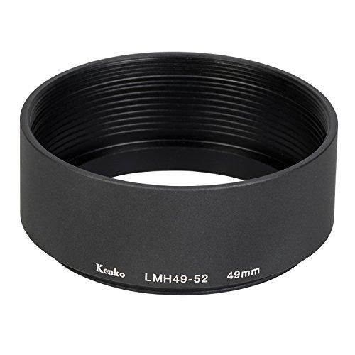 Kenko レンズフード レンズメタルフード LMH49-52 BK 49mm アルミ製 連結可能 ...