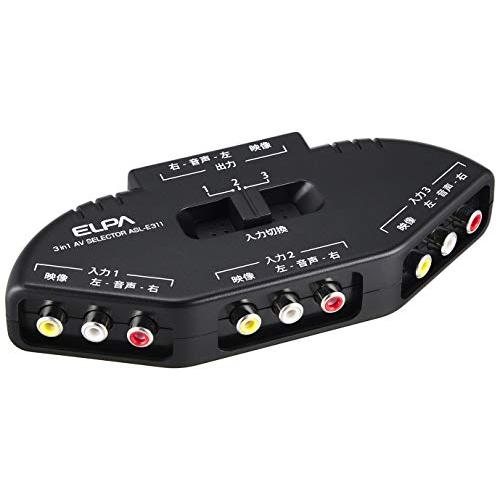 エルパ (ELPA) AＶセレクター3ｉｎ1 HDMI 分配器 ASL-E311