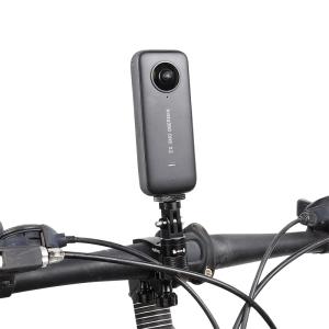 PellKing (ペルキング) 自転車ハンドルバーマウント Insta360 one X3/X2/X用 全金属製自転車マウント 360度回転機能付き 高速取り付け カメラホルダー Insta360｜nijiiro-nichiyouhin