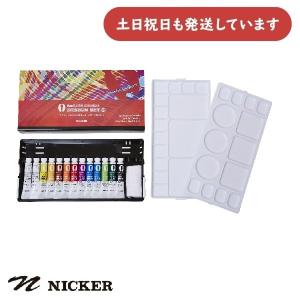 ニッカー絵具 ポスターカラー 40ml 24色セット[クリックポスト対象外