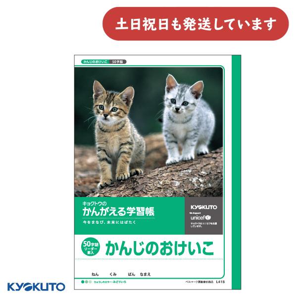 日本ノート かんがえる学習帳 かんじのおけいこ 50字 リーダー入 文房具 文具 かんじれんしゅう ...