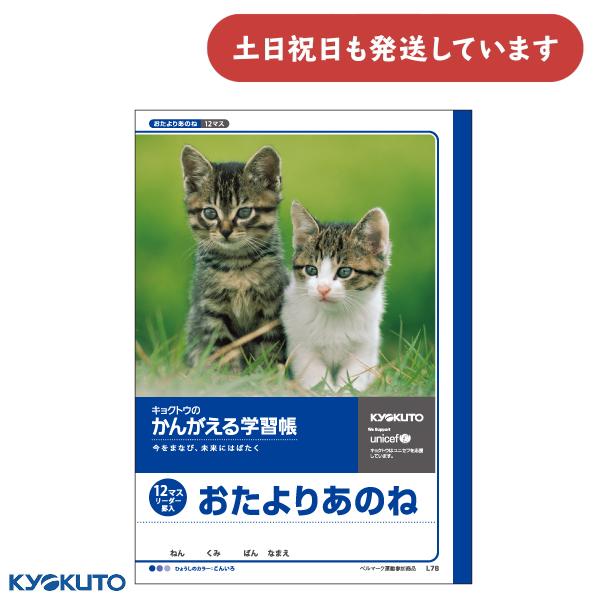 日本ノート かんがえる学習帳 おたよりあのね 12マス リーダー入 文房具 文具 日記 連絡帳 ノー...