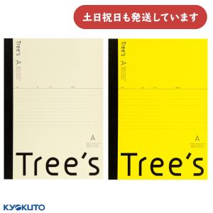 キョクトウ Tree'sノート A4 7mm 横罫 日本ノート A罫 シンプル おしゃれ カラフル 日本ノート