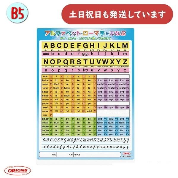 共栄プラスチック 学習下敷 B5 ローマ字 文房具 文具 下敷き アルファベット ローマ字 小学生 ...