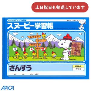 APICA 【現品限り】日本ノート スヌーピー学習帳 漢字学習 200字