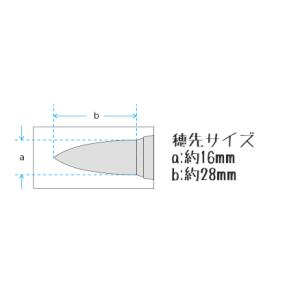ぺんてる ぺんてるえふで ネオセーブル 平筆 ...の詳細画像2