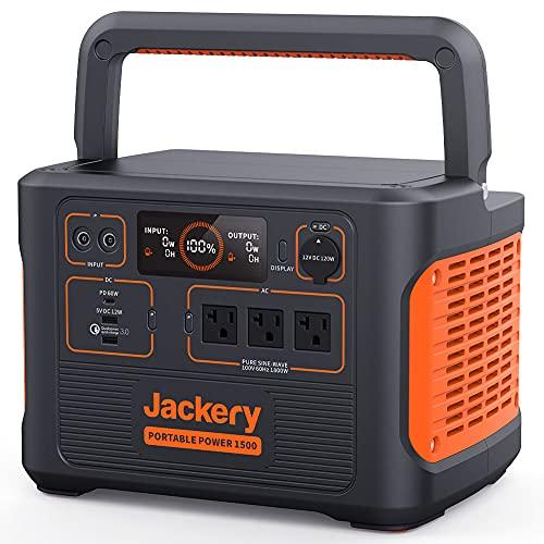 Jackery ポータブル電源 1500 PTB152 大容量 ポータブルバッテリー 1534.68...