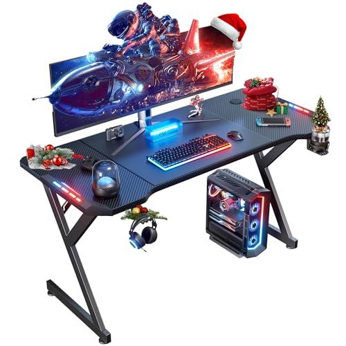 HLDIRECT ゲーミングデスク LED付き「メーカー2年保証」 幅160cm*奥行60cm pc...