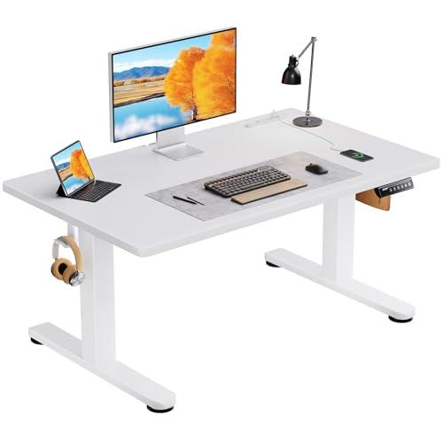 ErGear 電動昇降式デスク ロータイプ 高さ48-72cm コンセント&amp;USBポート付き ローデ...