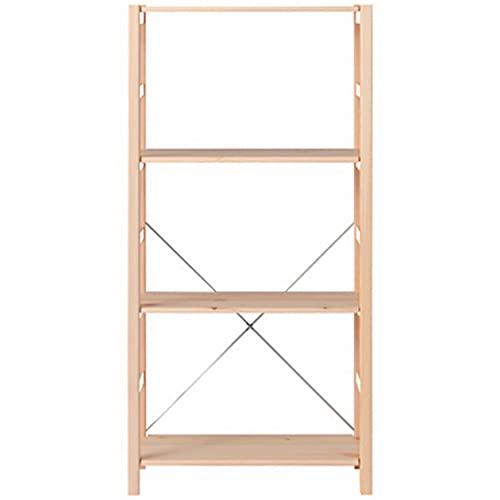 無印良品 パイン材ユニットシェルフ 中 幅58*奥行26*高さ120cm 61182421