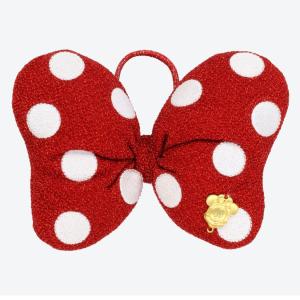 ディズニーリゾート限定】ミニーマウス リボン ヘアゴム スパンコール