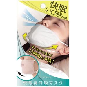 アルファックス 快眠鼻呼吸マスク ミントホワイト...の商品画像