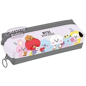 カミオジャパン BT21 2ルームペンケース ちびぬい アップ LINE FRIENDS 筆入 ペンポーチ ２箇所 bts 韓国 アイドル 防弾少年 キャラクター ラインフレンズ｜にじいろマート・ヤフー店