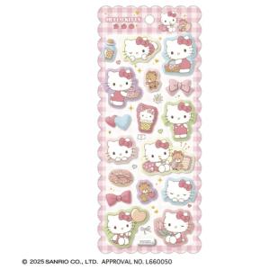 キティ コットンパフィーシール サンリオキャラクターズ 千葉倉庫