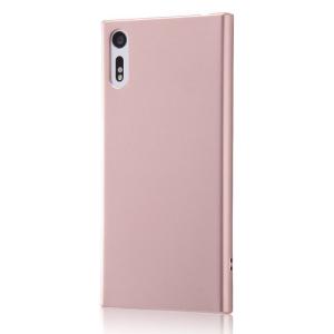 レイ・アウト Xperia XZ ケース / Xperia XZs ケース ハード マットコート / ペールピンク RT-RXPXZC4/P｜nijinoshopred