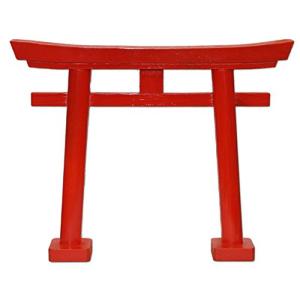 内祭用神棚用 稲荷鳥居(いなりとりい) 色：赤橙｜nijinoshopred