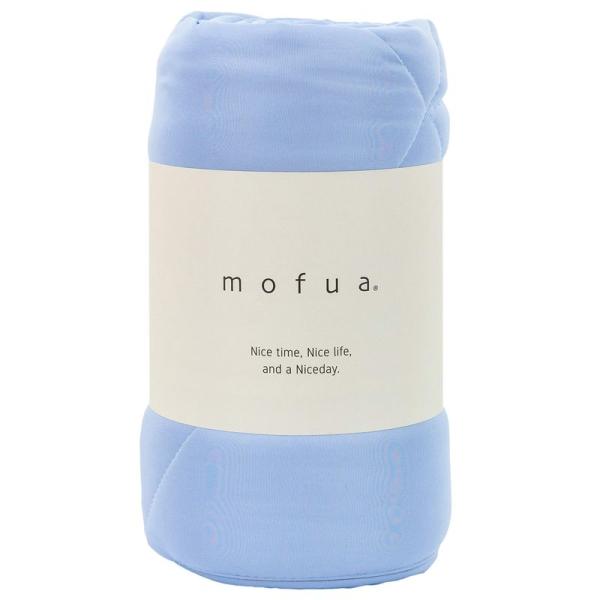 mofua(モフア) 掛け布団 肌掛け キルトケット ブルー ダブル ふんわり 雲に包まれる やわら...