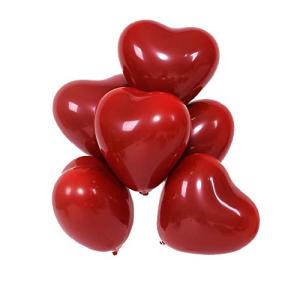 Skingwa パーティー 風船 ラテックス 風船 メタリック 誕生日 ウェディング シャワー デコレーション用 50ピース レッド ガーネット