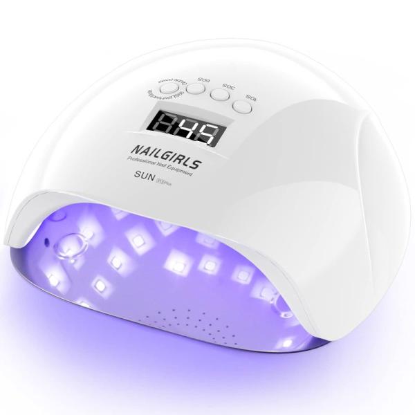 NAILGIRLS LED &amp; UV ネイルライト 150W 36LEDs ジェルネイル用ライト u...