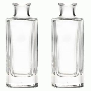 VIVIJOIE アロマスティック 瓶 2個 リードディフューザー 容器 大容量 アロマ 瓶 透明 アロマスティック 瓶 ガラスボトル 15｜nijinoshopyellow