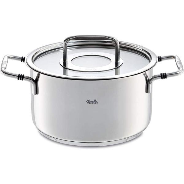 フィスラー (Fissler) 両手鍋 シチューポット 20cm ボン ガス火/IH対応 ステンレス...