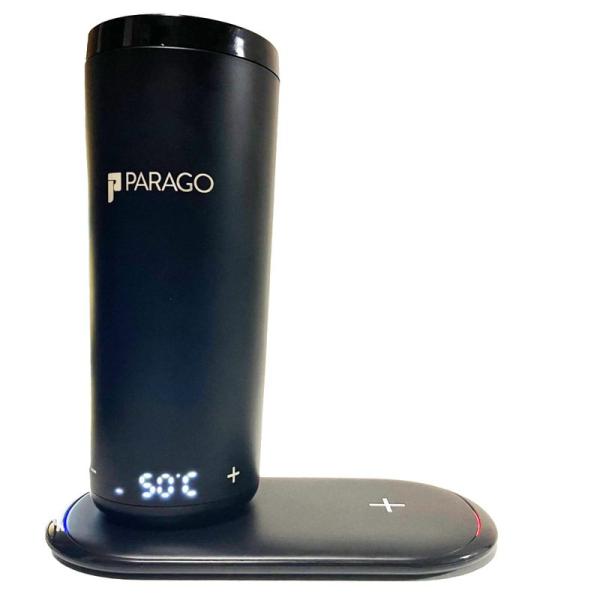 PARAGO PG ONE gen2 新モデル 非接触充電機付き ステンレス鋼 充電式タンブラー ジ...