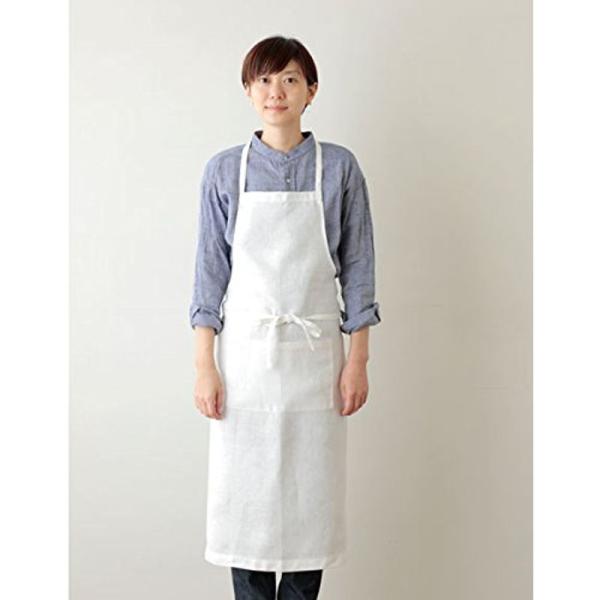 fog linen work(フォグリネンワーク) リネンフルエプロン ホワイト(19) 《LKA0...