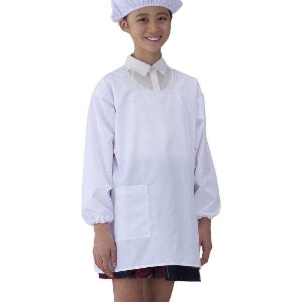 株式会社アプロンアパレル アプロンアパレル 給食衣かっぽう着型 白・10号 394-30AP