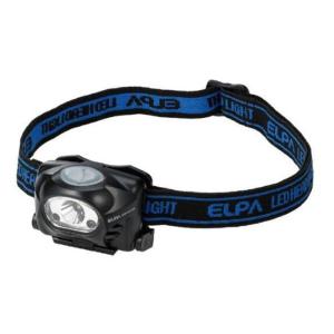 エルパ (ELPA) LEDヘッドライトセンサー付 LEDライト アウトドア 作業灯 70ｌｍ 防水仕様:IPX4(防沫形) DOP-HD1｜nijinoshopyellow