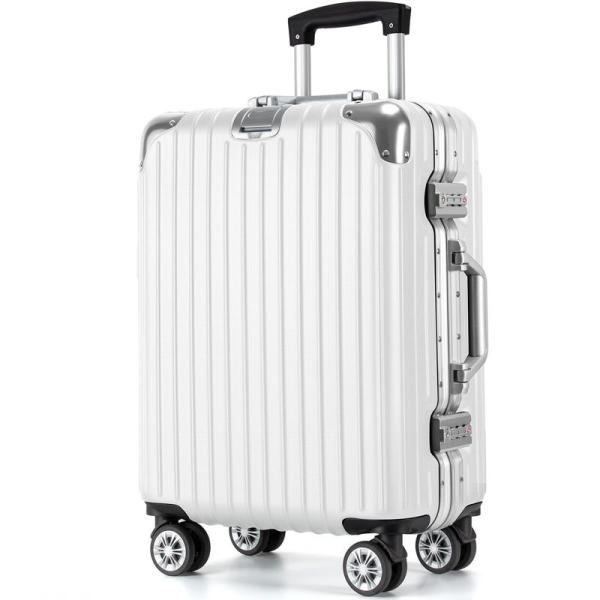 VARNIC スーツケース キャリーケース キャリーバッグ アルミフレーム 大型 静音 ダブルキャス...