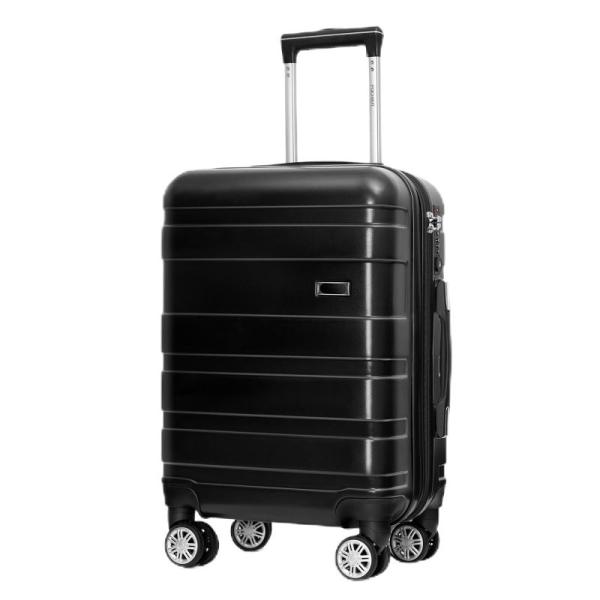GD XIUPLS スーツケース ABSキャリーバッグ キャリーケース 拡張機能付 耐衝撃 機内持込...