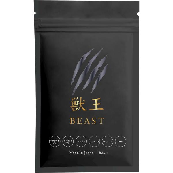 獣王 BEAST 獣王beast 獣王ビースト15日分 サプリ リニューアル　　ポイント利用