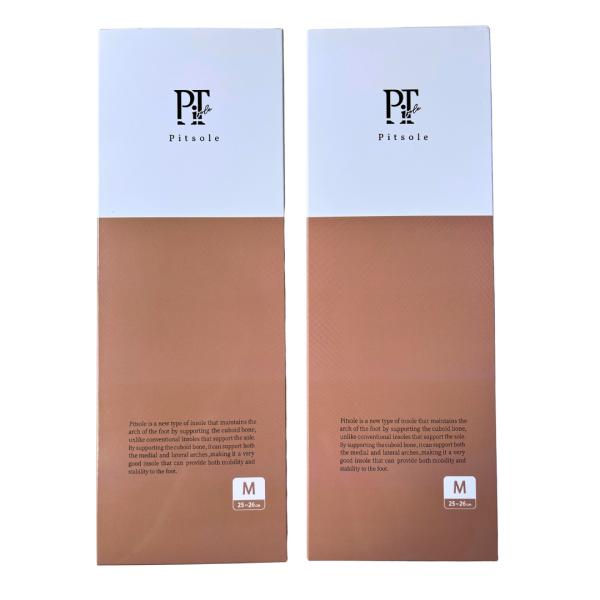 2個セット ピットソール Pitsole 中敷き インソール M (25〜26cm) 美脚 姿勢サポ...