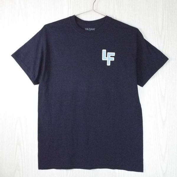 Mサイズ【メッセージ】GILDAN ギルダン LF 文字 レタード 大判両面プリント 半袖Tシャツ｜...