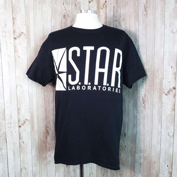 Mサイズ【ビッグロゴ】Star Laboratories Star Labs クルーネック フロント...
