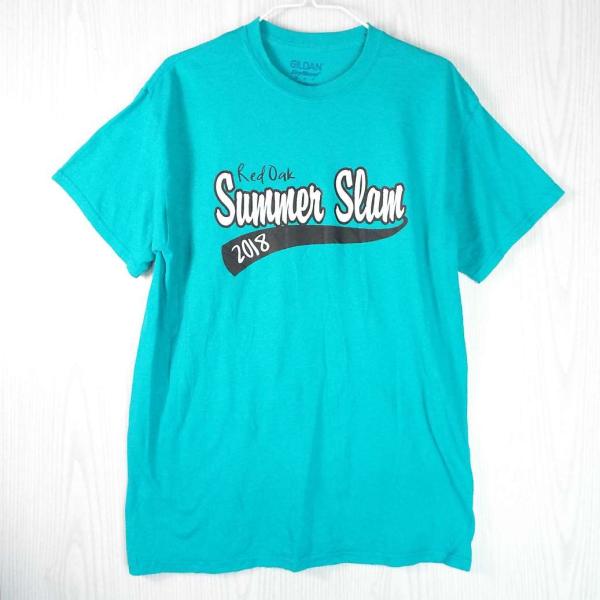 Mサイズ【チームロゴ】GILDAN ギルダンRED OAK SUMMER SLAM 2018 ベース...