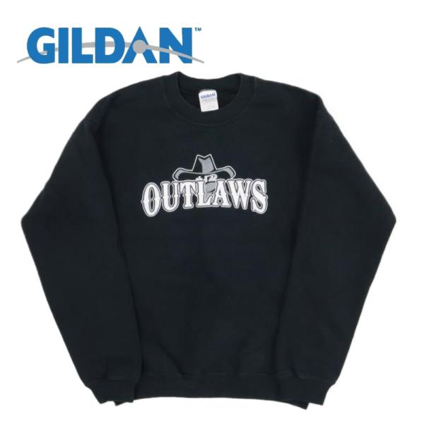 GILDAN OUTLAWS アウトローズ 背番号31 ナンバリング 長袖スウエット カラートレーナ...