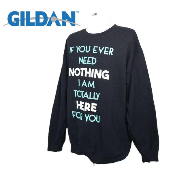 Lサイズ｜IF YOU EVER NOTHING　GILDAN　50/50　スウェット　トレーナー｜...