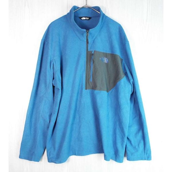 XXL【THE NORTH FACE】ザ・ノース・フェイス ボックスロゴ シェルパ ハーフジップ フ...