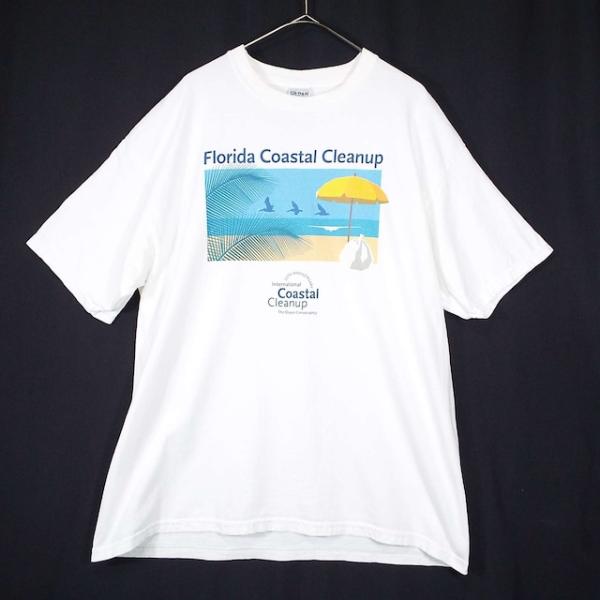 ◎肩幅57.5cm◎【90-00年代】GILDAN Florida Coastal Cleanup ...