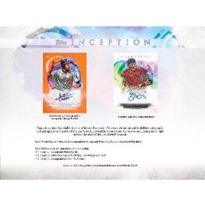 MLB 2019 TOPPS INCEPTION BASEBALL 送料無料｜niki