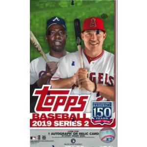 1シルバーパック付き MLB 2019 TOPPS SERIES 2 HOBBY BOX（送料無料）｜niki