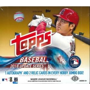 プロモパック２個付き MLB 2018 TOPPS UPDATE SERIES HTA JUMBO BOX｜niki