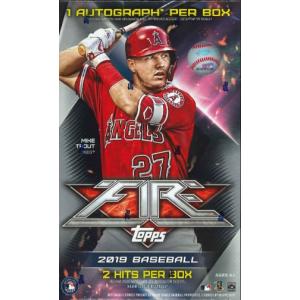 MLB 2019 TOPPS FIRE BASEBALL HOBBY BOX 8月28日入荷｜niki