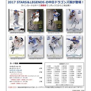 EPOCH 2017 中日ドラゴンズ 高級版 STARS &amp; LEGENDS トレーディングカード（送料無料）