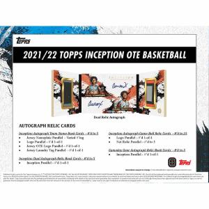 2021-22 TOPPS INCEPTION OVER TIME ELITE BASKETBALL（送料無料）｜niki