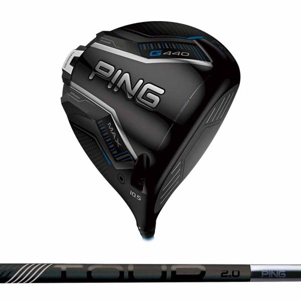 ピン PING G440 MAX ドライバー PING TOUR 2.0 BLACK 75 カーボン...