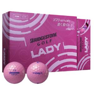 ブリヂストン（BRIDGESTONE_GOLF） LADY レディースボール ピンク LBPXJ 1ダース｜nikigolf