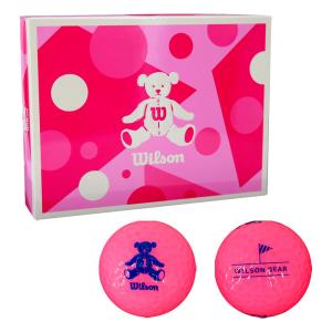 ウイルソン（Wilson） 【レディース】WILSON BEAR4 ボール ピンク（37335） 1ダース｜nikigolf