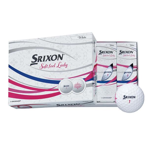 スリクソン（SRIXON） 【レディース】SOFT FEEL LADY ボール ホワイト 1ダース ...